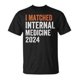 I Matched Internal Medicine Medical Resident 2024 Match Day T-Shirt - Monsterry DE