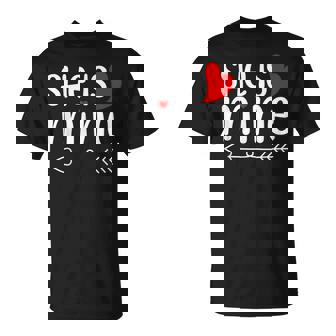 Matching His Hers He's Mine She's Mine Valentines Day Couple T-Shirt - Seseable
