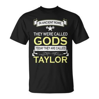 Matching Taylor Family Name Family Reunion Taylor T-Shirt - Seseable