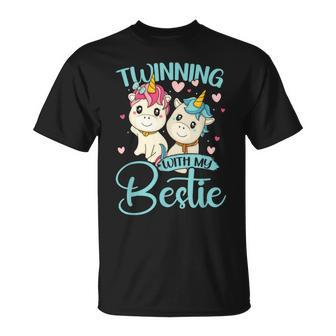 Matching Twin Twins Day Spirit Week Friend T-Shirt - Seseable