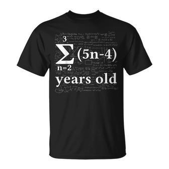 Math 17 Birthday Boy 17 Yr 17 Year Old 17Th Birthday T-Shirt - Seseable
