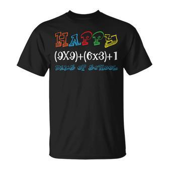 Math Equation Nerdy Geeky Cute 100Th Days Of School T-Shirt - Monsterry CA