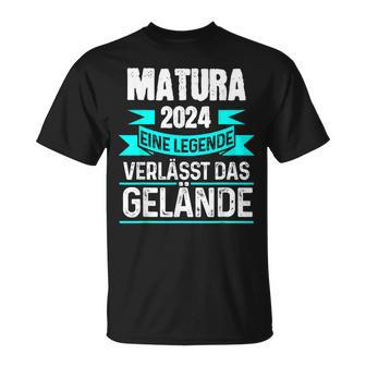 Matura 2024 Eine Legende Verlässt Das Matura Bestanden T-Shirt - Seseable