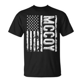 Mccoy Last Name Surname Team Mccoy Family Reunion T-Shirt - Seseable