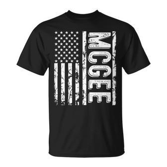 Mcgee Last Name Surname Team Mcgee Family Reunion T-Shirt - Seseable