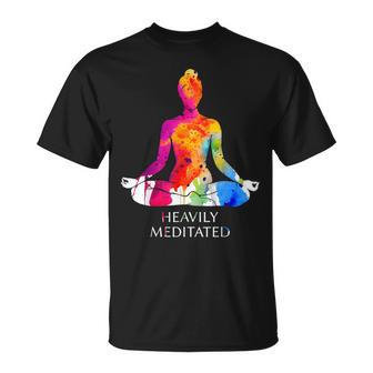 Meditation Heavily Meditated Yoga T-Shirt | Mazezy