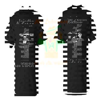 Mei Lederhosn Is In Da Wäsch Ersatz Lederhosen Schwarzes T-Shirt - Seseable