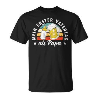 Mein Erster Fathertag Als Papa T-Shirt - Geschenkecke