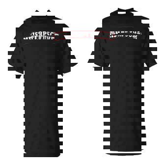 Meisterpfuscher Herren T-Shirt, Witziges Schwarz Tee für Handwerker - Seseable