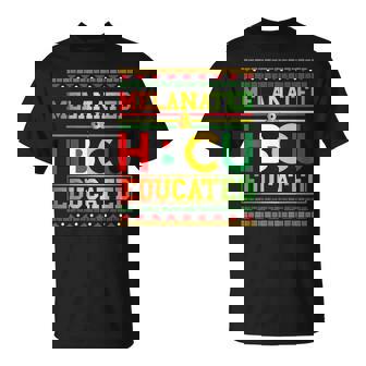 Melanated And Hbcu Educated Junenth Graduate Student T-Shirt - Thegiftio