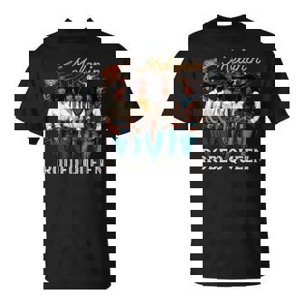 Melanin Rodeo Queen Black Cowgirl African American Western T-Shirt - Seseable