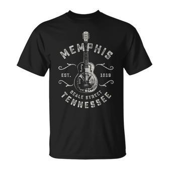 Memphis Beale Street Usa Vintage T-Shirt - Monsterry