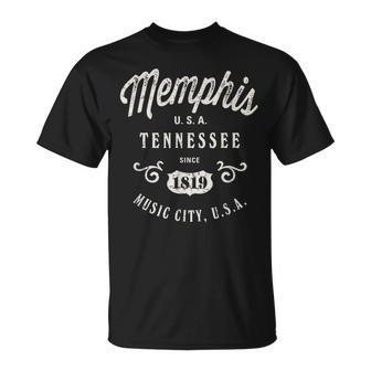 Memphis Tennessee Usa Vintage T-Shirt - Monsterry