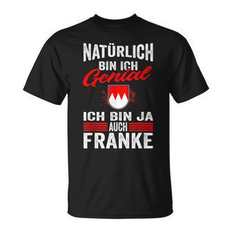 Men's Franke Franken Coat Of Arms Franke Middle Franken  T-Shirt - Seseable