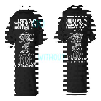 Mens Hvac Tech Zero Days Without A Slain Customer Hvac T-Shirt | Mazezy