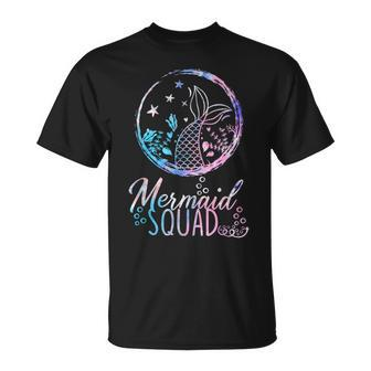 Mermaid Squad Birthday Squad For Party Matching Ki T-Shirt - Thegiftio UK