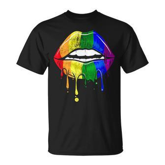 Mes Del Orgullo Gay Lesbianas Labios Besos Orgullo Sin Mangas Camiseta unisex - Regaloses
