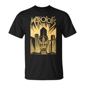 Metropolis 1927 Fritz Lang Classic Película De Ciencia Ficción Camiseta unisex - Regaloses
