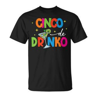 Mexican Cinco De Mayo Drinko Margarita Drinking Retro T-Shirt | Mazezy