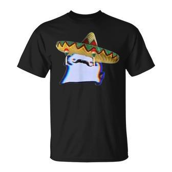 Mexican Crumb Cat Cuptoast Dancing Meme T-Shirt - Monsterry UK