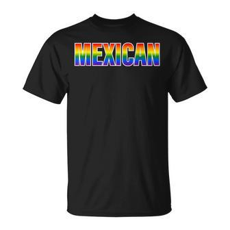 Mexican Pride Lgbtq Rainbow Mexico Pride T-Shirt - Monsterry DE