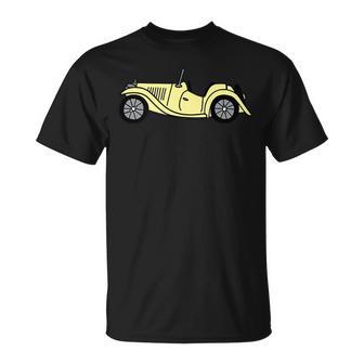 Mgtc Mg Tc Light Yellow Cream British Car T-Shirt - Monsterry AU