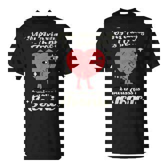 Mi Ansiedad Es Crónica Pero Este Culo Es Iconic Divertido Ansiedad Camiseta unisex - Regaloses