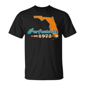 Miami 1972 Perfectville Vintage Football T-Shirt - Monsterry CA