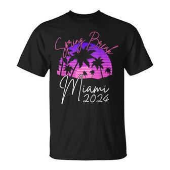 Miami Beach Spring Break 2024 T-Shirt - Seseable