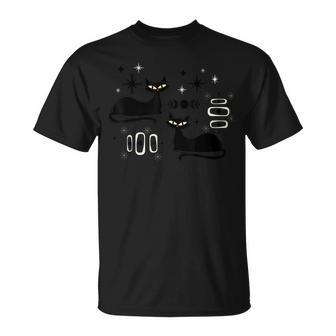Midcentury Mid Century Cat Retro Atomic Age Space Modern T-Shirt - Seseable