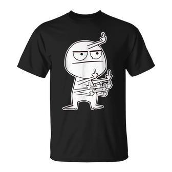 Middle Finger Maniac T-Shirt - Monsterry UK