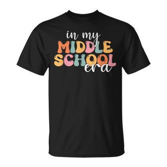 In My Middle School Era Back To School Outfits For Teacher T-Shirt | Mazezy