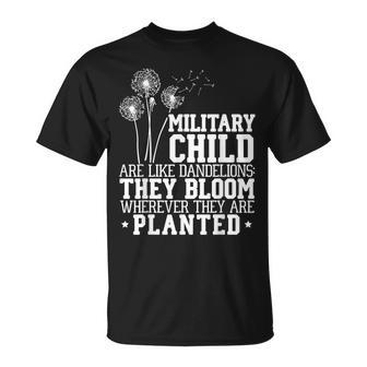Military Child Are Like Dandelions Military Child Month T-Shirt - Monsterry DE