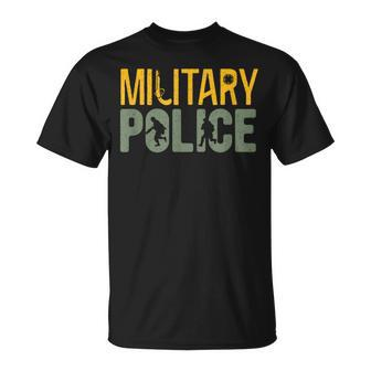 Military Police Law Enforcement Military Veteran Support T-Shirt - Monsterry