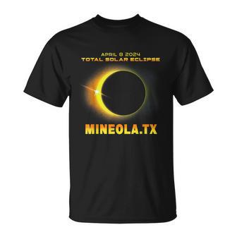 Mineola Texas Total Solar Eclipse 2024 T-Shirt | Mazezy AU