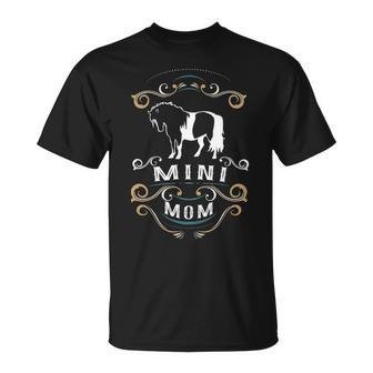 Mini Mom Miniature Horse Nickerstickers T-Shirt | Mazezy