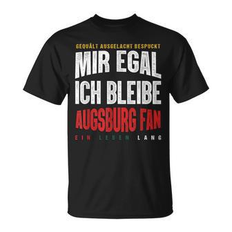 Mir Egal Ich Bleibe Augsburg Fan Football Fan Club T-Shirt - Seseable