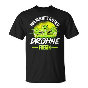 Mir Reicht's Ich Geh Drone Flying Retro Drone Pilot T-Shirt - Seseable
