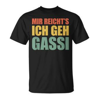 Mir Reicht's Ich Geh Gassi T-Shirt - Seseable