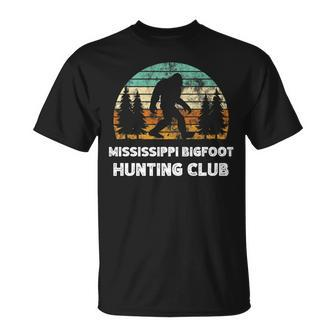 Mississippi Bigfoot Hunting Club Sasquatch Fan T-Shirt - Monsterry DE