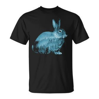 Misty Forest Bunny T-Shirt | Mazezy