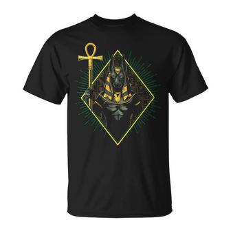Mitología Egipcia Antiguo Egipto Deidad Dios Anubis Camiseta unisex - Regaloses