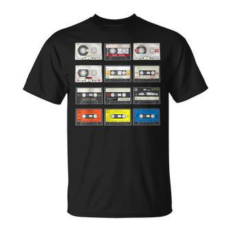 Mix Tape Retro Audio Cassette 80S 90S T-Shirt - Thegiftio UK