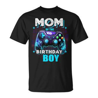 Mom Of The Birthday Boy Matching Video Game Birthday Party T-Shirt - Monsterry AU