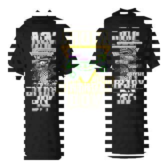 Mom Of The Birthday Boy Monster Truck Birthday Novelty T-Shirt | Seseable UK