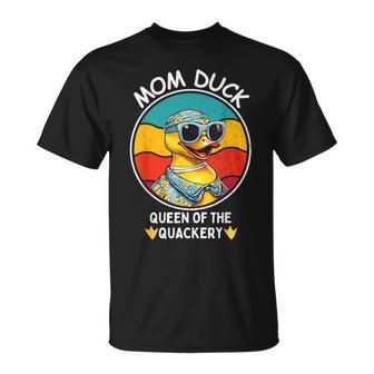 Mom Duck Queen Of The Quackery Mama Duck Mother's Day T-Shirt - Monsterry CA