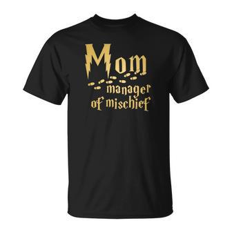 Mom Manager Of Mischief T-Shirt - Cadeauxyz