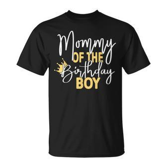 Mommy Of The Birthday Boy Bday Party T-Shirt | Seseable CA