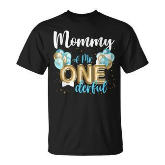 Mommy Of Mr Onederful 1St Birthday First One-Derful Matching T-Shirt - Monsterry UK