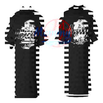 Mommy Of Rookie 1St Birthday Baseball Theme Matching Party T-Shirt | Mazezy